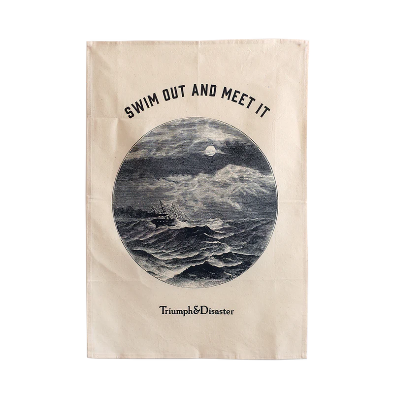 Heritage Tea Towel, Swim Out & Meet It